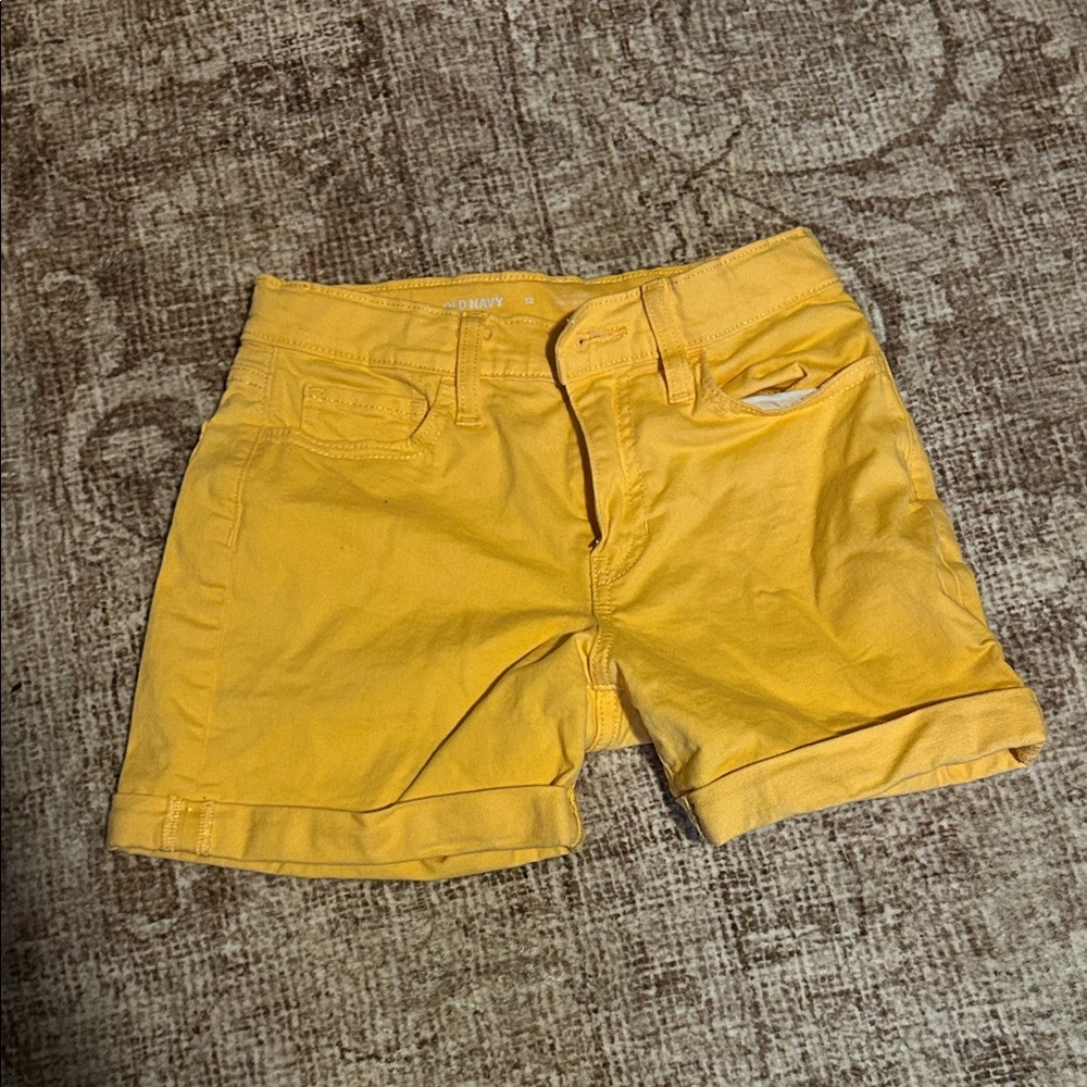 Old Navy Kids Yellow Shorts